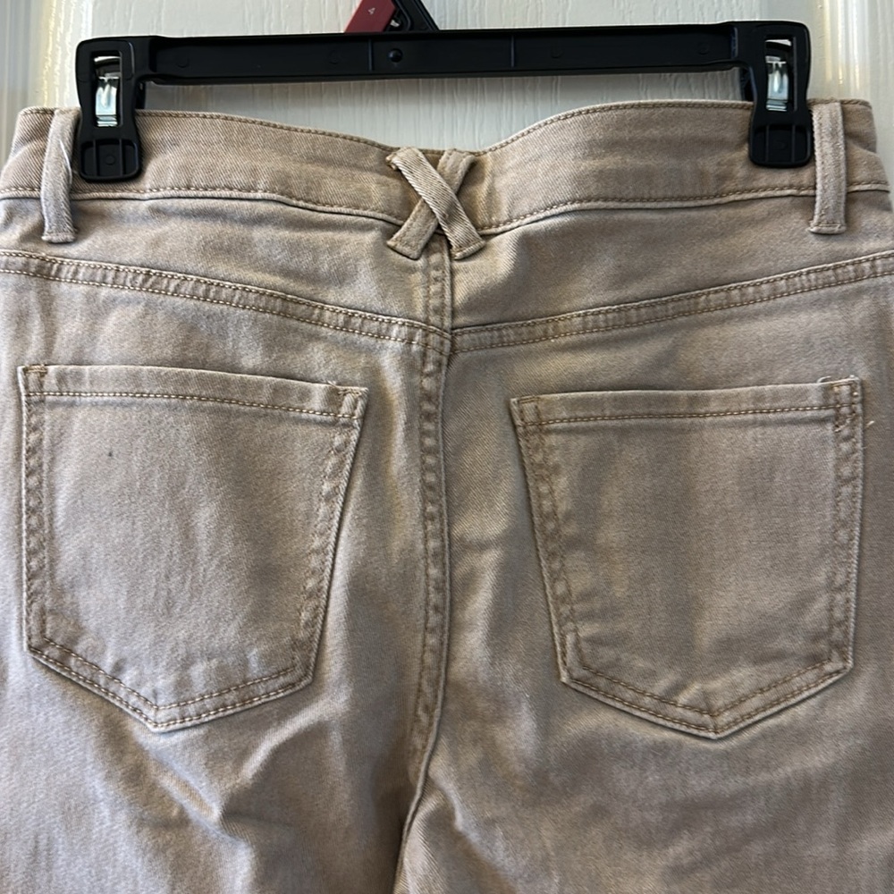 Time and Tru hi-rise straight regular denim jeans khaki size 4 - Picture 4 of 6